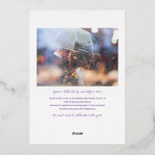 Liebe Weinverkostung Elegantes Brautparty Folieneinladung (Rückseite)