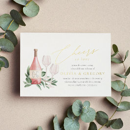 Liebe Weinverkostung Probe Abendessen Folieneinladung