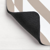 Liebe Weiß auf Grau Mousepad (Ecke)