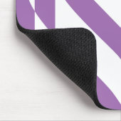 Liebe Weiß auf Lila Mousepad (Ecke)