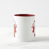 Liebe weiß keine Farbe Tasse (Zentrum)