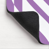 Liebe weiß und Lila Mousepad (Ecke)