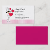 Liebe, welche die persönliche nennende Karte - (Vorne/Hinten)