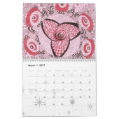 Liebe-Wellen-Kunst Calenar Kalender (Mär 2027)