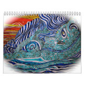 Liebe-Wellen-Kunst Calenar Kalender (Titelbild)