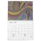Liebe-Wellen-Kunst Calenar Kalender (Feb 2026)