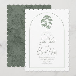 LIEBE | Welleneinladung zur Hochzeit Einladung