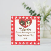 Liebe Welpen Feiertagskarte (Stehend Vorderseite)