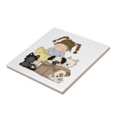 Liebe-Welpen Fliese (Seite)