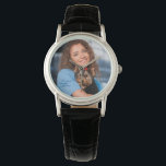 Liebe Welpen Hund Tier Foto personalisieren Armbanduhr<br><div class="desc">Liebe Welpe Hund Tier Tier Foto Personalize Watch ist ideal für Ihr Foto und Nachricht oder geben als Geschenk an Familie und Freund.</div>