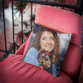 Liebe Welpen Hund Tier Foto personalisieren Kissen