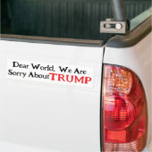 Liebe Welt Autoaufkleber (Auf Lkw)