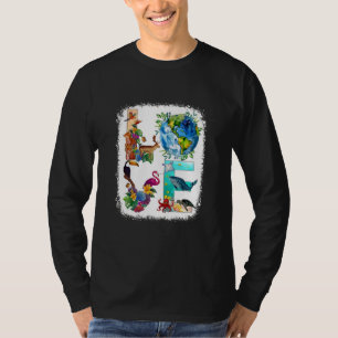 Liebe Welt-Erde-Planet T-Shirt