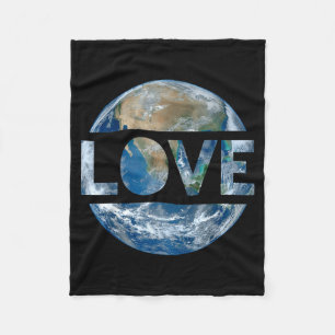 Liebe Welt Erdentag 2026 Umwelt Tier Baum Fleecedecke