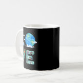 Liebe Welt Erdtag 2026 Umwelt Tier Baum Kaffeetasse (Vorderseite Links)
