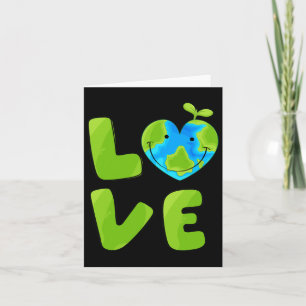 Liebe Welt Planet Erde Tag der Mutter Erde Karte