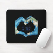 Liebe Welt war leider Vintag Mousepad (Mit Mouse)