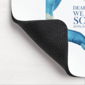 Liebe Welt war leider Vintag Mousepad (Ecke)