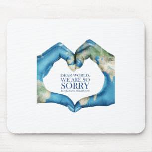 Liebe Welt war leider Vintag Mousepad