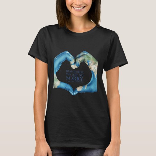 Liebe Welt war leider Vintag T-Shirt (Vorderseite)