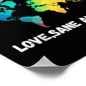 Liebe Welt war so Sorry Poster (Ecke)