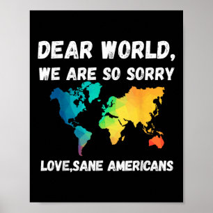 Liebe Welt war so Sorry Poster