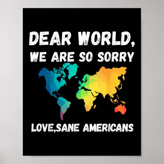 Liebe Welt war so Sorry Poster (Vorne)