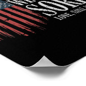 Liebe Welt wir sind so Sorry Liebe gesane Amerikan Poster (Ecke)