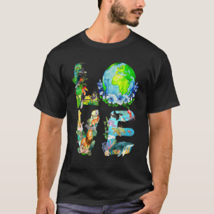Liebe Welterdtag 2022 Planetenumgebung für T-Shirt
