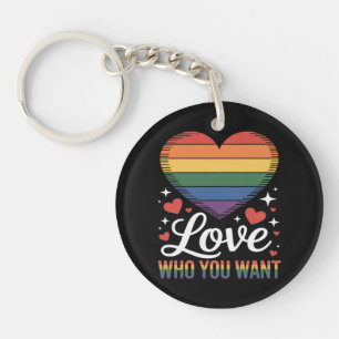 Liebe wen du willst Gay Pride LGBT  Schlüsselanhänger