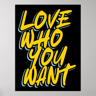 LIEBE WEN DU WILLST POSTER