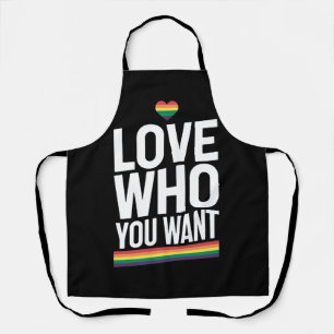 Liebe Wen Du Willst Regenbogen Schwule Pride Flagg Schürze
