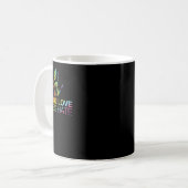 Liebe weniger Hass Kaffeetasse (Vorderseite Links)