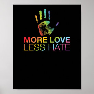Liebe weniger Hass Poster