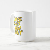 LIEBE, WER SIE GEWOLLT haben Kaffeetasse (Vorderseite Links)