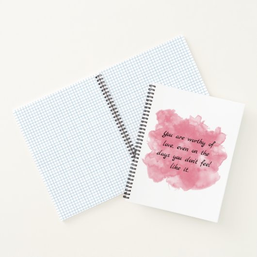 Liebe wert notizblock (Innenseite)