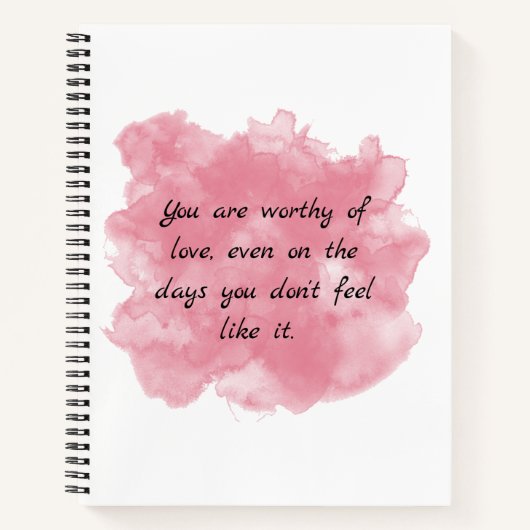 Liebe wert notizblock (Vorderseite)