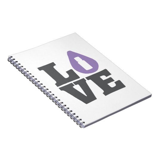 LIEBE wesentliche Öle Notizblock (Rechte Seite)