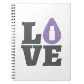 LIEBE wesentliche Öle Notizblock (Vorderseite)
