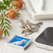 Liebe West Highland Terrier Westie Schlüsselkette Schlüsselanhänger (Seite)