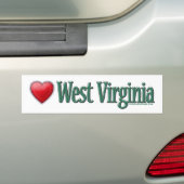 Liebe-West- VirginiaAutoaufkleber Autoaufkleber (Auf Auto)