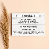 Liebe Western Rustikale Angaben einfügen Begleitkarte