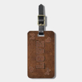 Liebe Western Style Gepäckanhänger (Vorderseite vertikal)