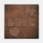 Liebe Western Style Magnet (Vorne)