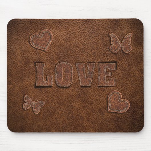 Liebe Western Style Mousepad (Vorne)