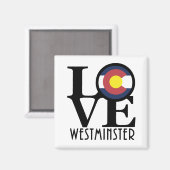 LIEBE Westminster Colorado Magnet (Vorderseite/Rückseite)