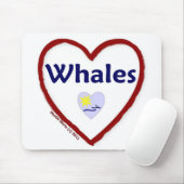 Liebe Whales Mousepad (Mit Mouse)