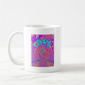 Liebe Whirlpool faszinierend Cyan Text Art Graphic Kaffeetasse (Links)