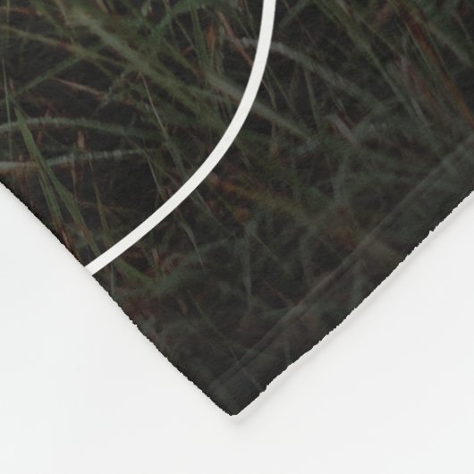 Liebe White Script Foto Overlay Fleecedecke (Ecke)