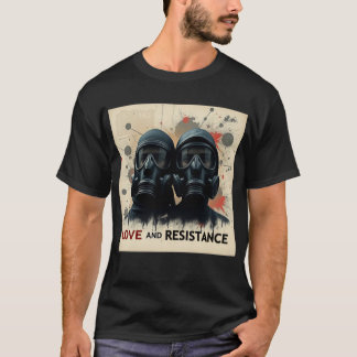 LIEBE & WIDERSTAND Moderne Grafik 2 T-Shirt